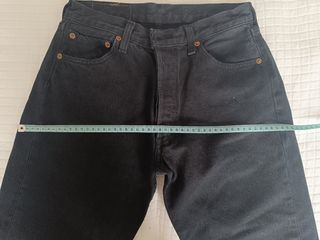 Levi's 501 negros W30 L34 -talla 20