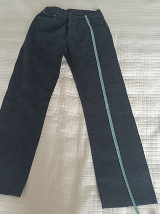 Levi's 501 negros W30 L34 -talla 20