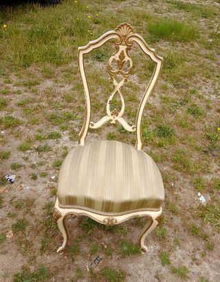 2 sillas Reina Ana siglo XIX