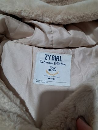 Chaqueta niña ZY Girl 11/12