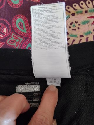 Mallas Nike Dry-Fit capri mujer talla M/38.