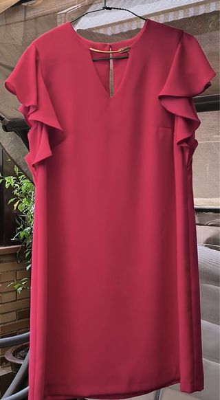 Vestido fiesta fucsia 