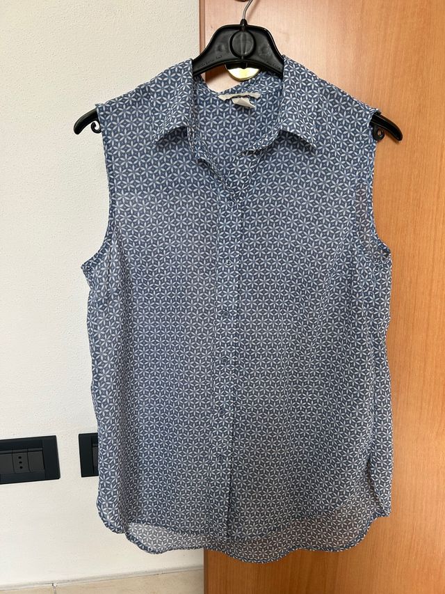 Camicetta estiva blu, tg. 4