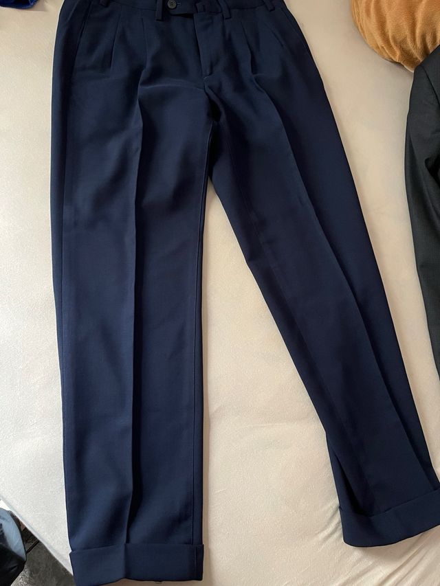 Pantalón traje Lor azul - elegante