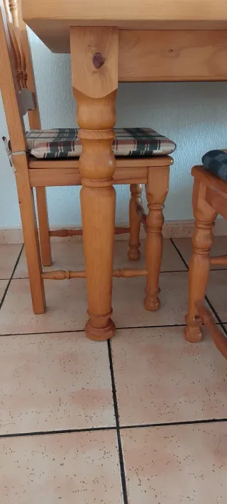 Mesa Comedor Madera - 6 Sillas