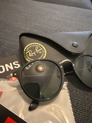 Gafas Ray-Ban redondas, negras