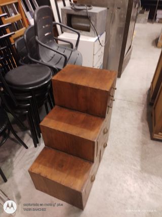 Mueble escalera madera