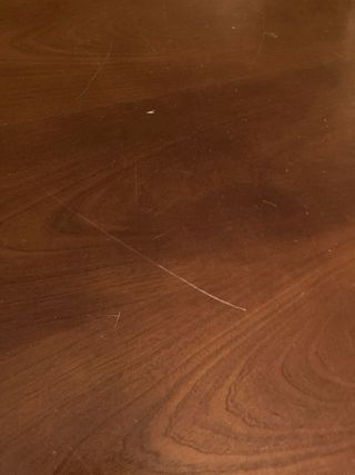 Mesa redonda reuniones madera 4 sillas