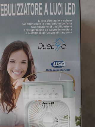 Ventilatore nebulizzatore LED - DueEsse