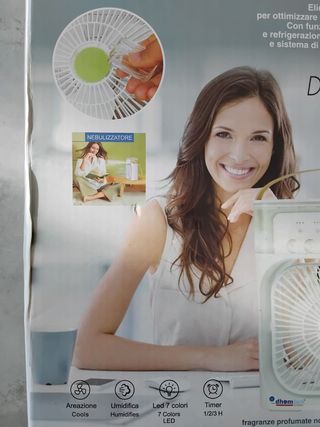 Ventilatore nebulizzatore LED - DueEsse