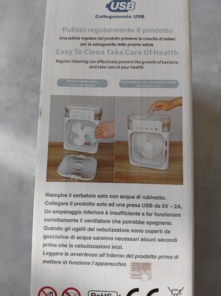 Ventilatore nebulizzatore LED - DueEsse