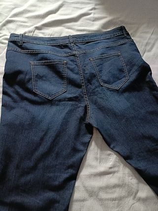 Vaqueros Slim Talla Grande - Azul