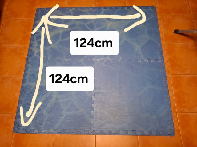 Suelo goma eva 124x124cm