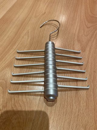 Perchero para corbatas - Plata