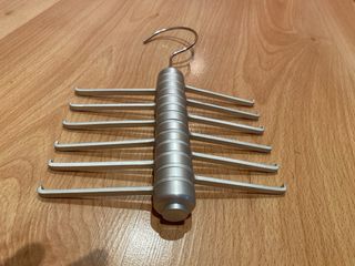 Perchero para corbatas - Plata