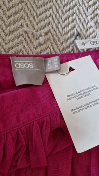 Falda Tul Magenta Asos - Talla 42