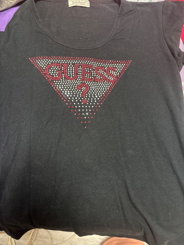 Camiseta Guess negra - Talla 6