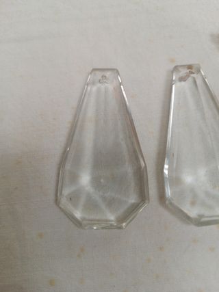 10 lágrimas cristal lámpara