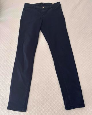 Pantalones Massimo Dutti - Talla 38 azul navy