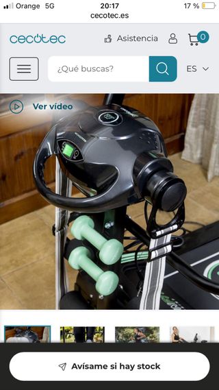 Cinta correr Cecotec RunnerFit Sprint Vibrator