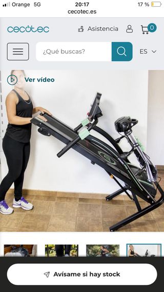 Cinta correr Cecotec RunnerFit Sprint Vibrator