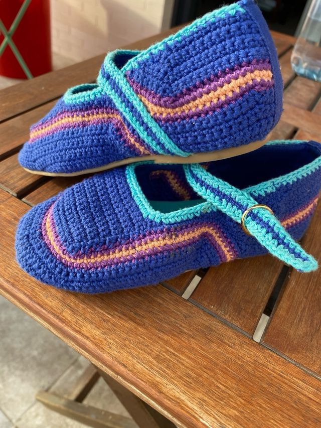 Bailarinas crochet niña talla 27