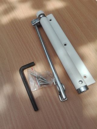 Muelle puerta aluminio blanco nuevo
