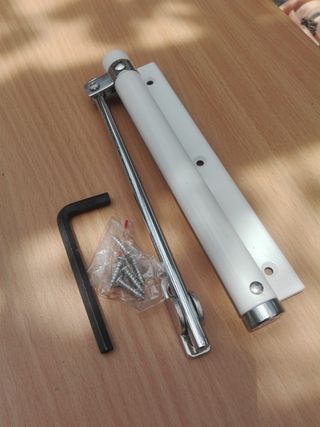 Muelle puerta aluminio blanco nuevo