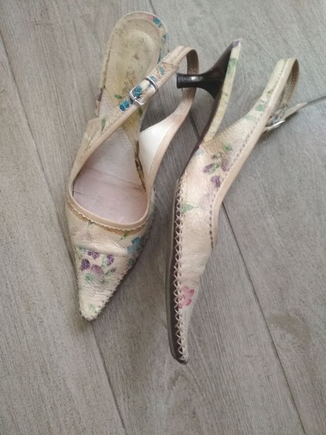 Zapatos verano piel multicolor