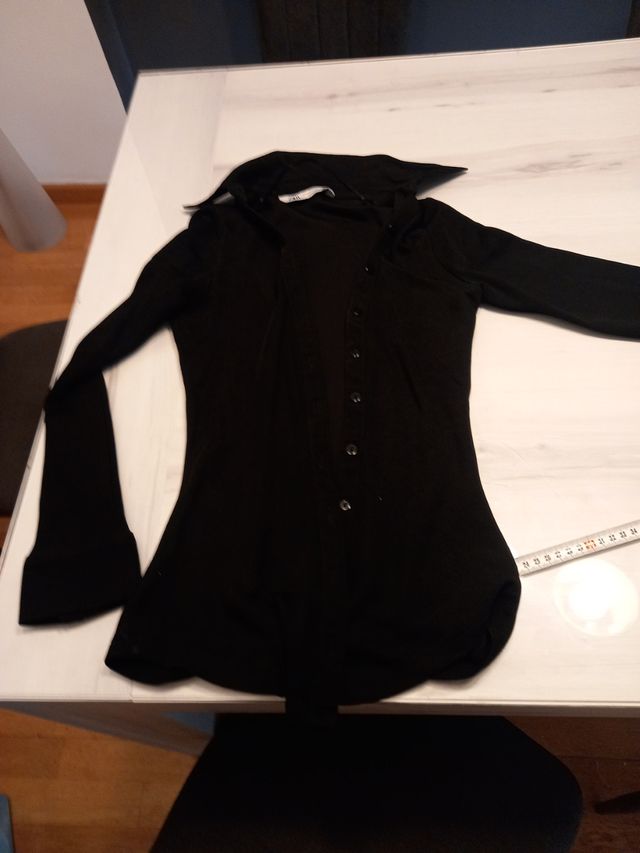 Camisa negra Zara - Talla XS