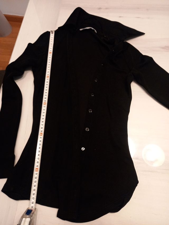 Camisa negra Zara - Talla XS