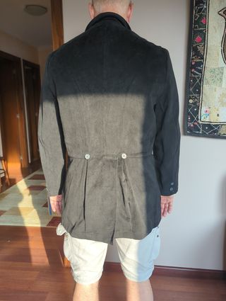 Chaqueta negra gamuza invierno - Talla 42