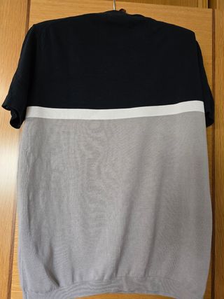Jersey Massimo Dutti verano - marino y  Gris