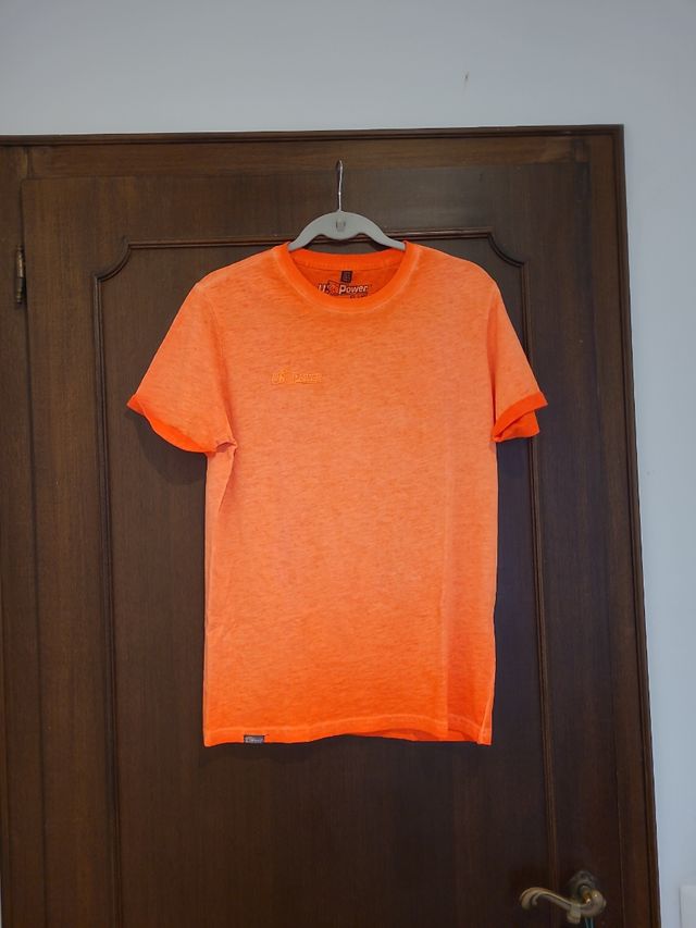 Maglietta Upower Arancione Fluo Uomo