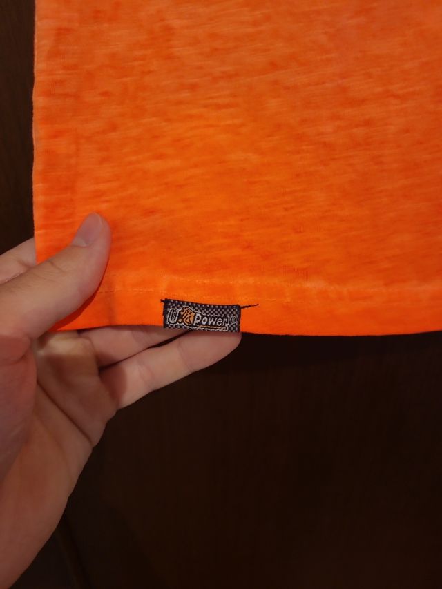 Maglietta Upower Arancione Fluo Uomo