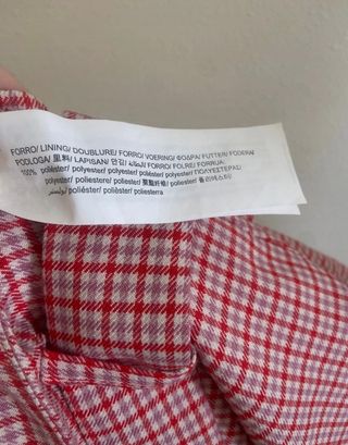 Minifalda de cuadros vichy