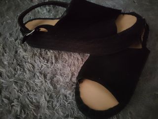 Sandalias plataforma negras