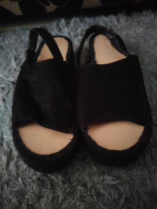 Sandalias plataforma negras