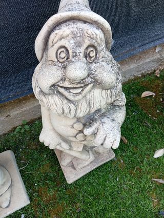 4 gnomi da giardino - Statue in pietra