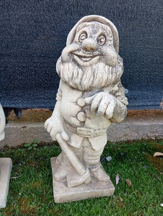 4 gnomi da giardino - Statue in pietra