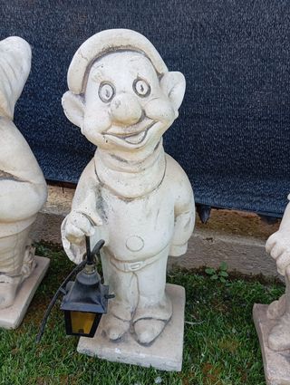 4 gnomi da giardino - Statue in pietra
