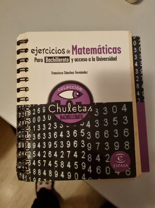Ejercicios matemáticas para bachillerato