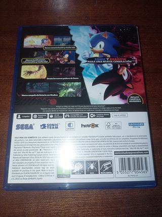 Sonic x shadow PS5