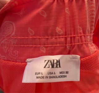 Bañador Zara naranja