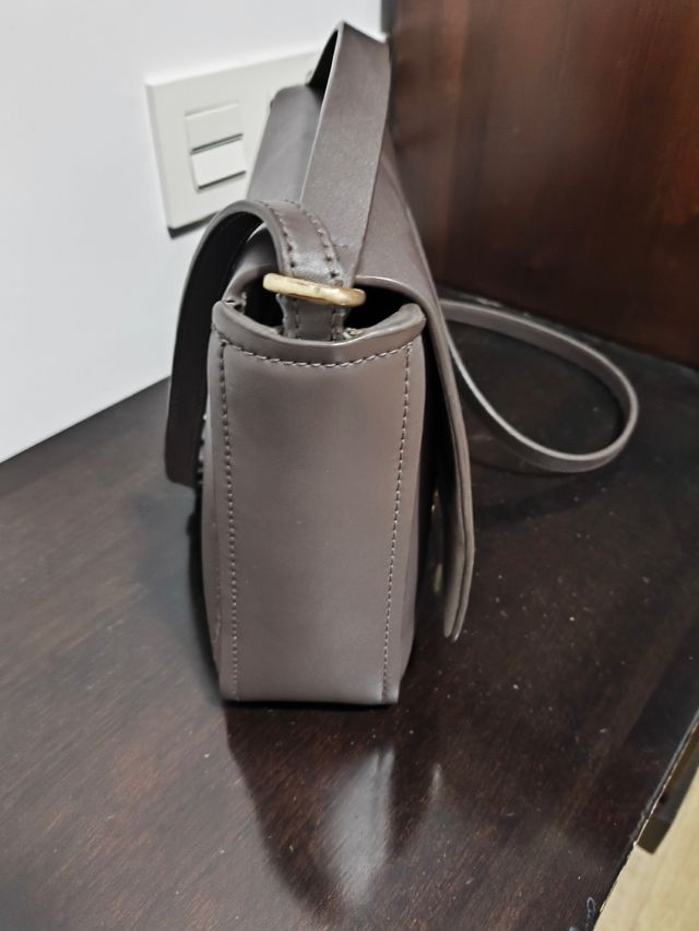 BOLSO PIEL MUJER MARRON