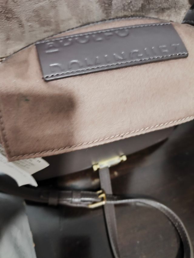 BOLSO PIEL MUJER MARRON