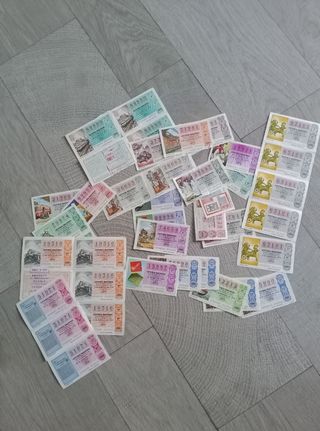 Decimos de Loteria Nacional 1978 - 22 Dic