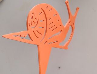 Caracol de jardín - Decoración naranja