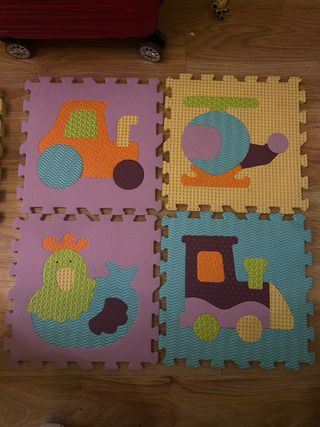 Alfombra puzzle infantil 18 piezas