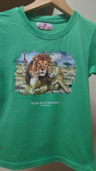 Camiseta Parque Naturaleza Cabárceno Talla 8 años
